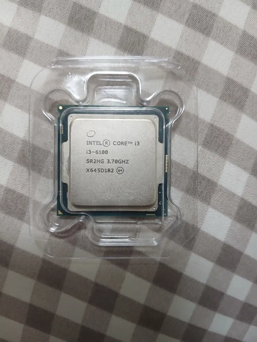 인텔 코어 i3-6100 CPU+써멀구리스