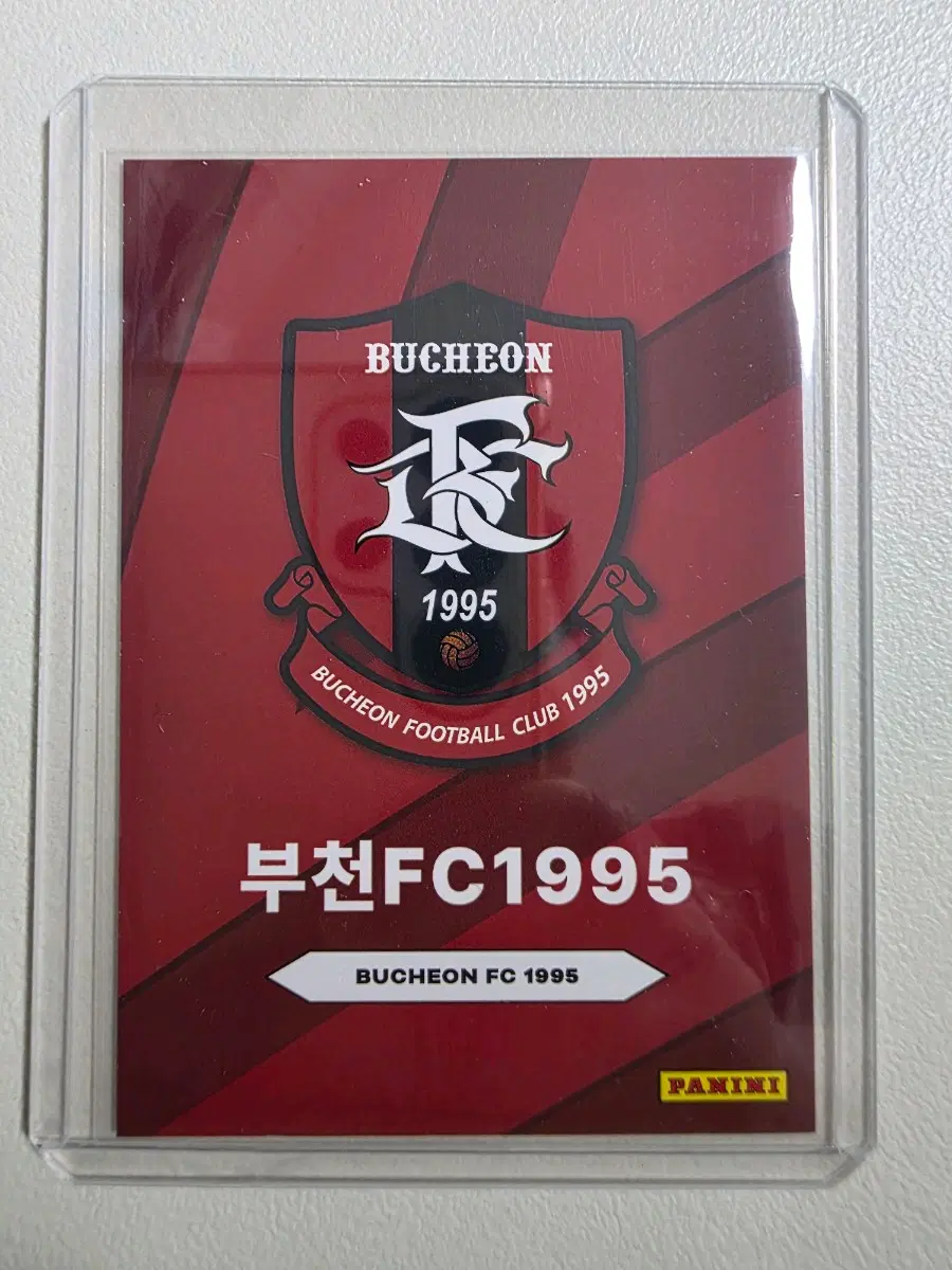 2026 k리그 파니니 부천fc 팀로고 카드 판매