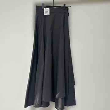 Aga 롱 스커트 플레어 차콜 그레이 9호