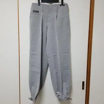 도라이치 롱 니카 스트라이프 패턴 실버 그레이 79cm