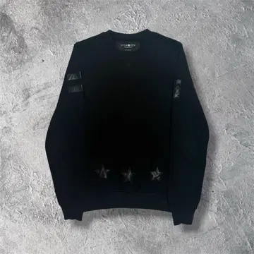 2000s HYDROGEN star skull 사이드 지퍼 스웨트