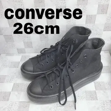 컨버스 올스타 통굽 하이컷 스니커즈 블랙 26cm 104