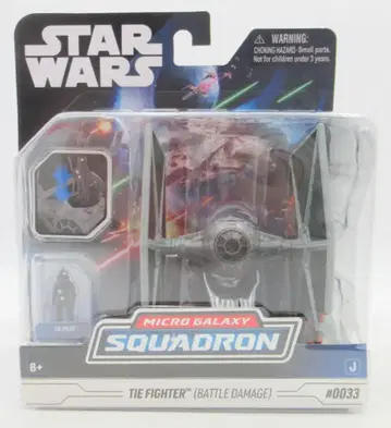 JAZWARES MICRO GALAXY SQUADRON TIE FIGHTER(BATTLE DAMAGE) 33