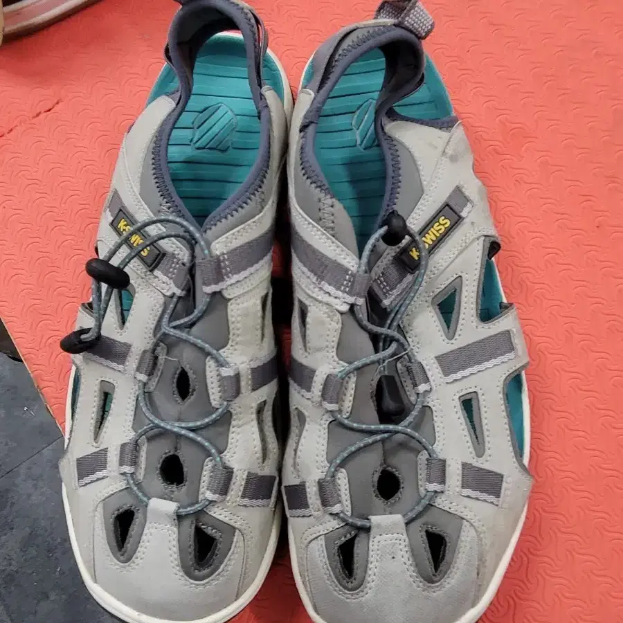 K-SWISS 샌들 그레이/민트280