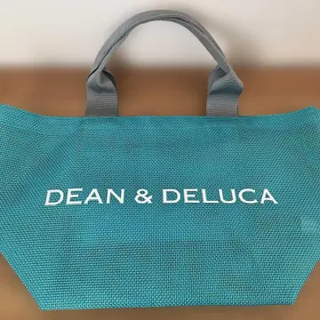 DEAN & DELUCA 메쉬 토트백 터콰이즈 S 사이즈