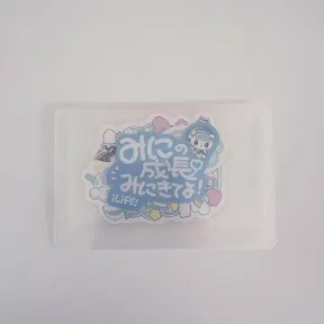 무지개 깃털 미니 무도관 스티커