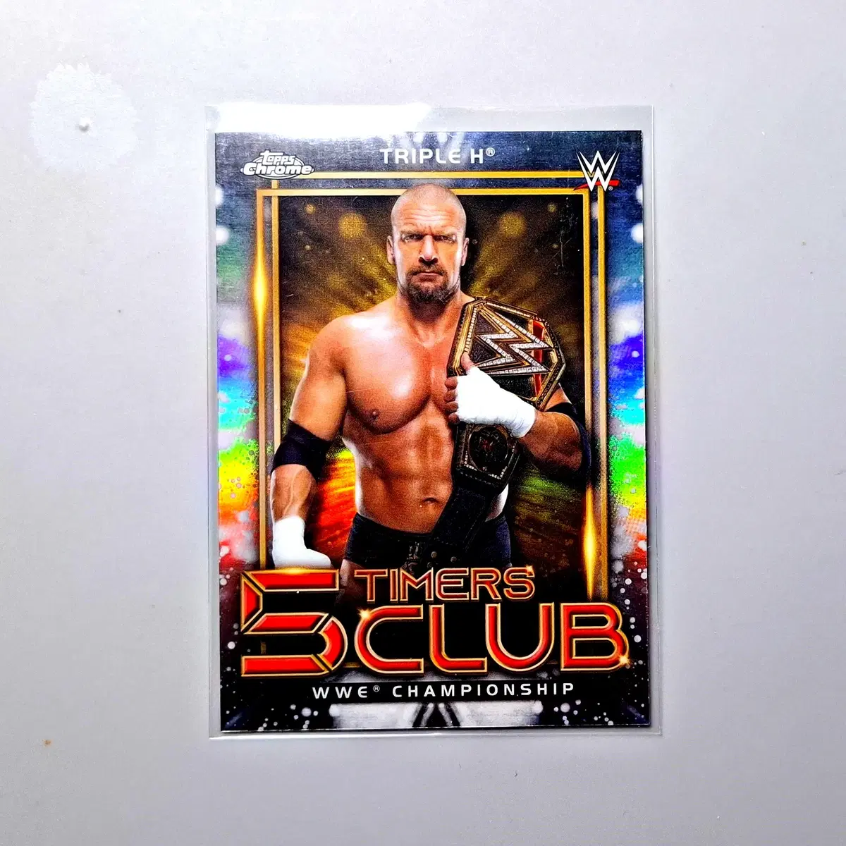 WWE 트리플H 5타이머스클럽 리프렉터 탑스크롬