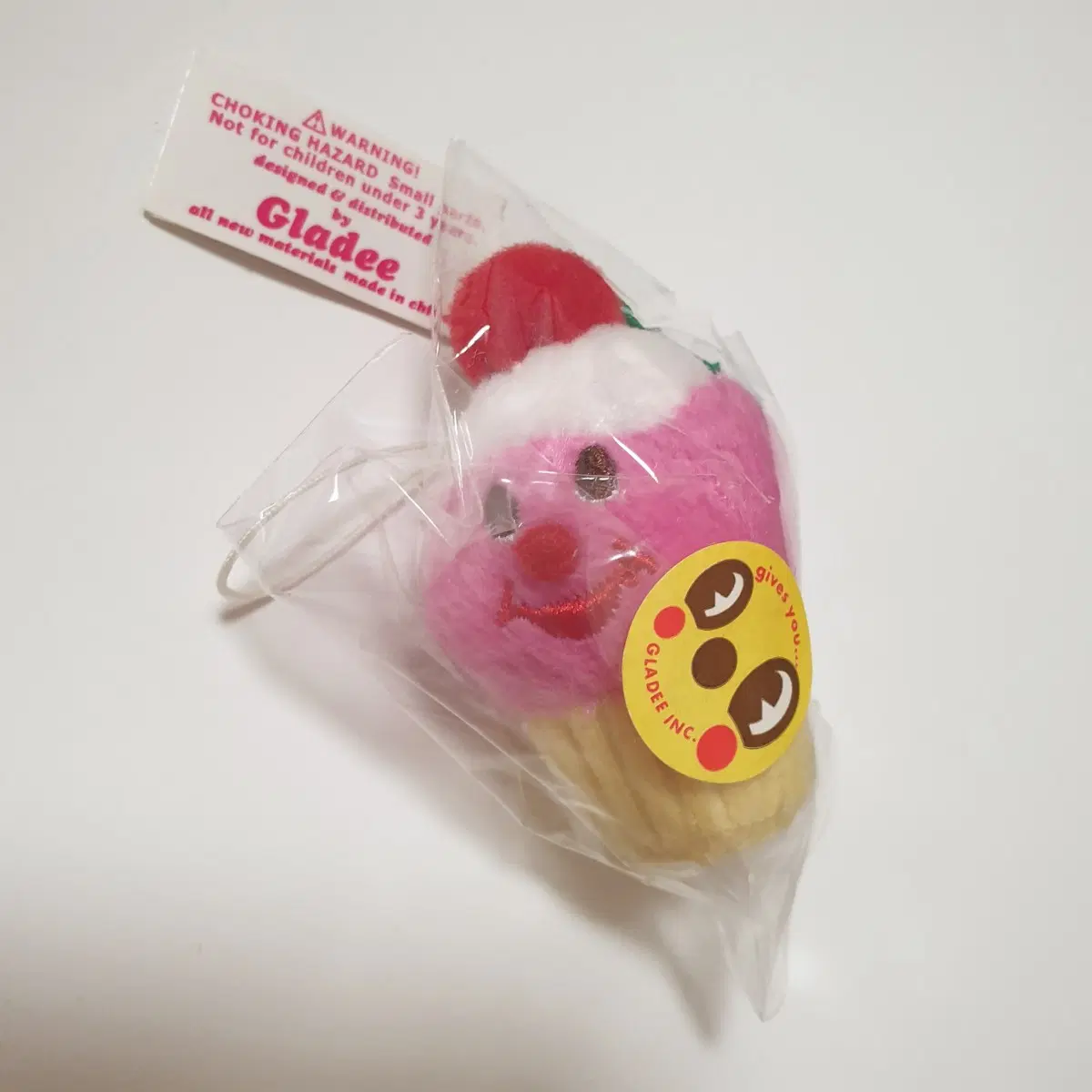 빈티지 그라디 gladee 앵두 체리 컵케이크 인형 키링