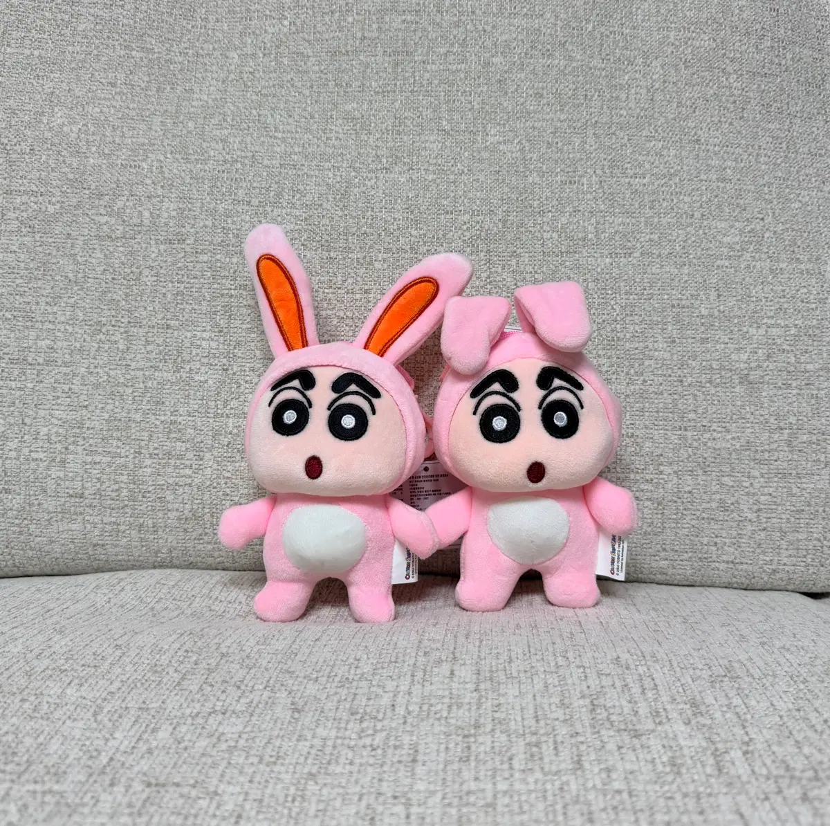 정품 짱구 토끼 버전 15cm 키링 인형