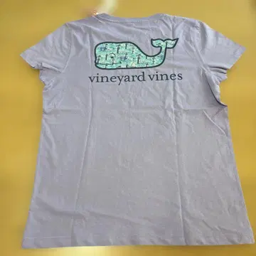 [새상품] vineyard vines 티셔츠 라이트 퍼플 L(일본 사이즈)