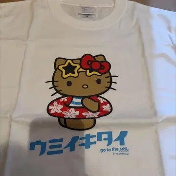 가격 인하 우미이키타이 일광화상 키티 T셔츠 M