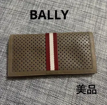 새상품급 BALLY 발리 장지갑 트레인스포팅 펀칭 가죽
