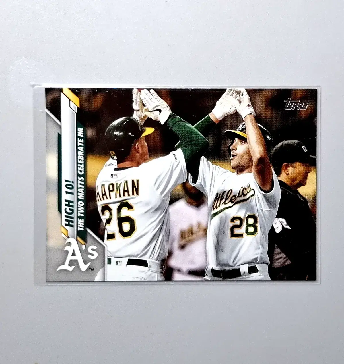 MLB 오클랜드 맷채프먼 션머피 팀카드 2020 탑스 업데이트