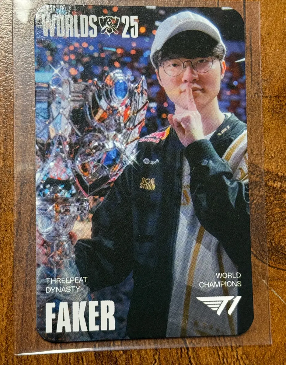 페이커 25 월즈 스킨 포토카드