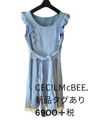 CECIL McBEE 슬리브리스 원피스 M 세실 맥비