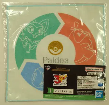BANDAI SPIRITS 제일복권 Pokemon 30th ANNIVERSARY vol.2 I상 팔데아 지방 핸드 타월