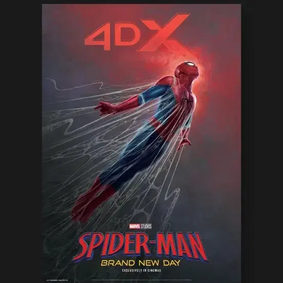 스파이더맨 브랜드뉴데이 4dx 포스터