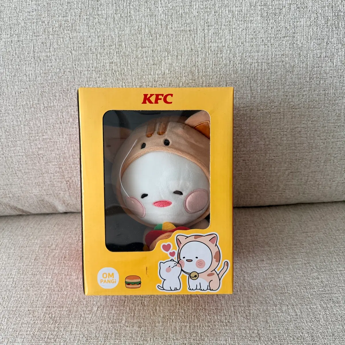 KFC 옴팡이 고양이 인형