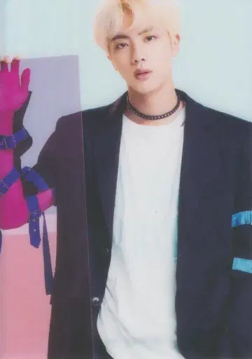 BTS THE BEST UNIVERSAL MUSIC STORE 한정판 JIN 클리어 포토 카드 FAKE LOV