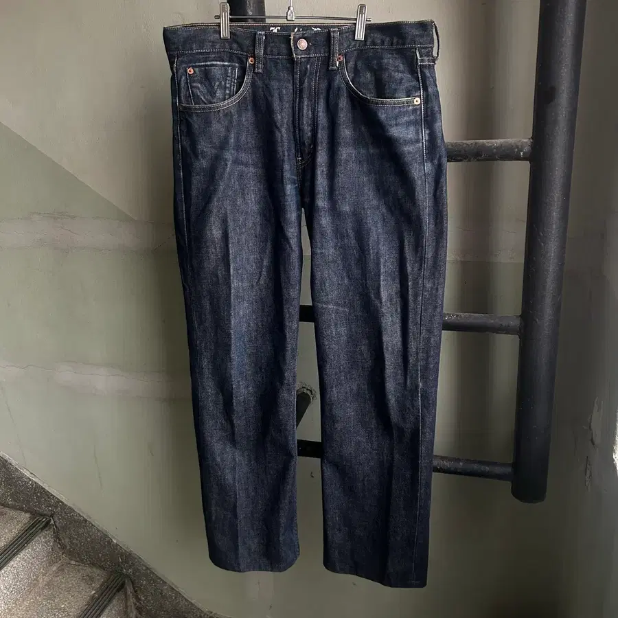 Levis 506 스트레이트 인디고 데님 팬츠