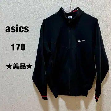 새상품급 asics 아식스 저지 블랙 170 사이즈 빈티지