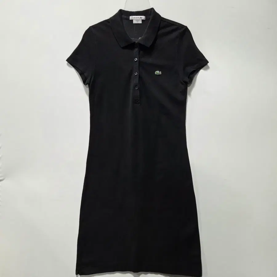 라코스테 블랙 폴로 피케 반팔 원피스 34 26072417
