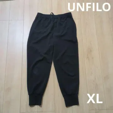 UNFILO 앙피로 최애 조그팬츠 조거 팬츠 블랙 XL