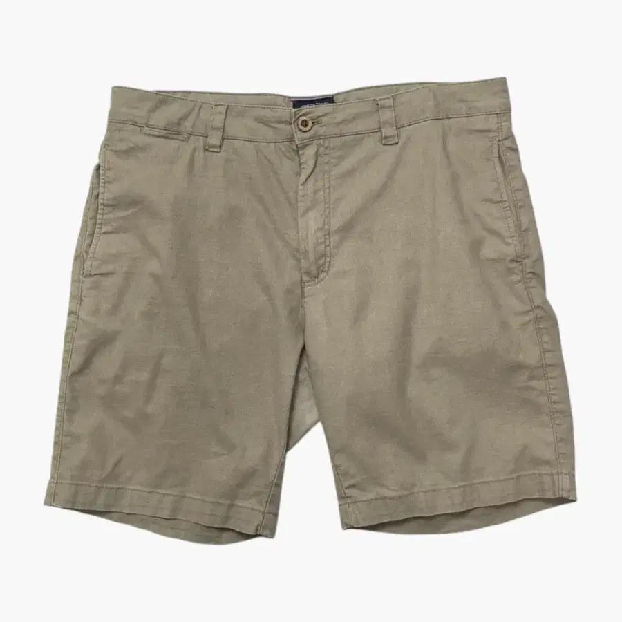 더 뉴 아이비 브랜드 The New Ivy Brand 진베이지 린넨 하프팬츠 36