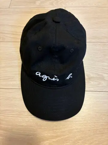 [새상품급] agnes b. 에네스베 캡 모자 블랙