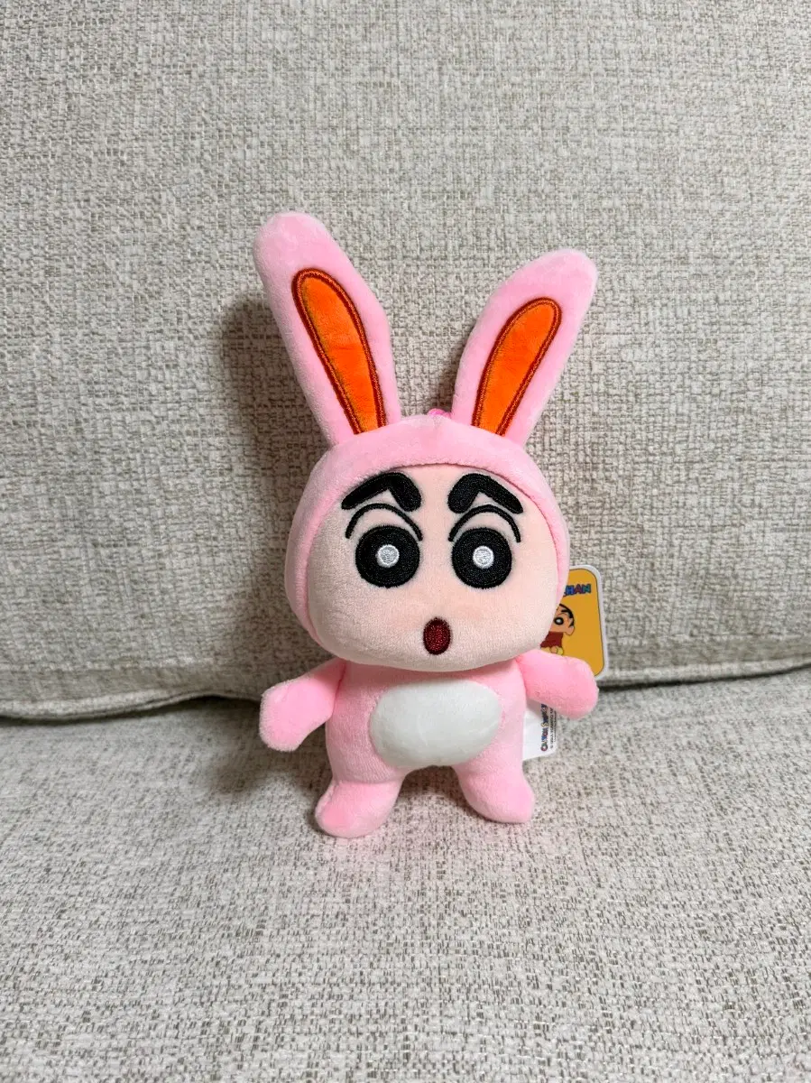 정품 짱구는못말려 짱구 토끼 VER 15cm 키링인형