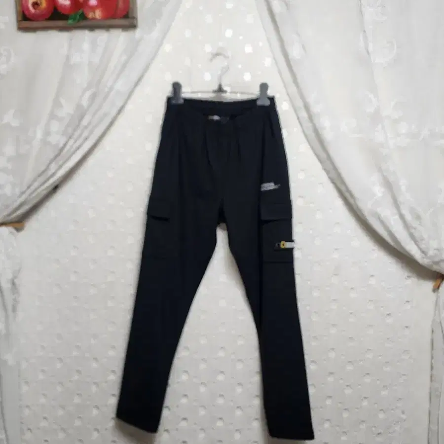 춘추용 블랙 바지 여성90