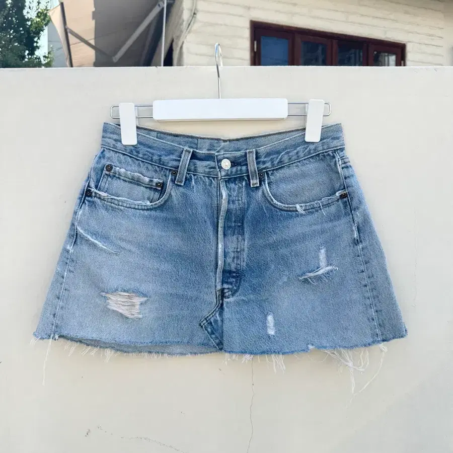 USA 리바이스 데님 미니 스커트
