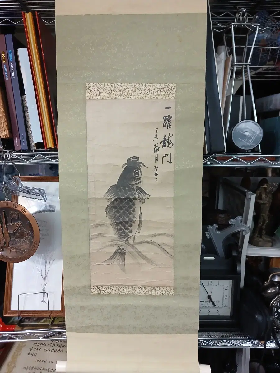 잉어 그림 병풍11