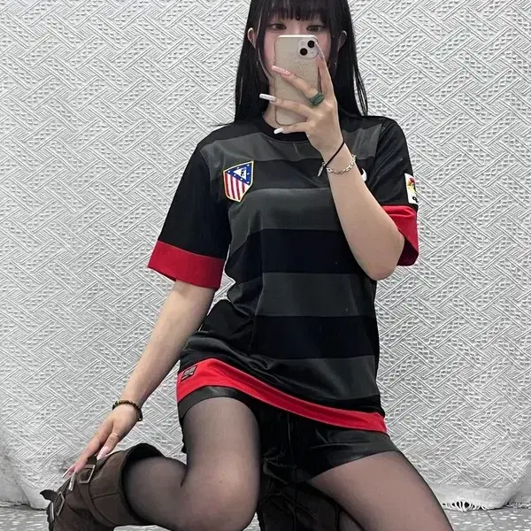 나이키 레트로 아틀레티코 마드리드 유니폼 져지 반팔티 M C13345