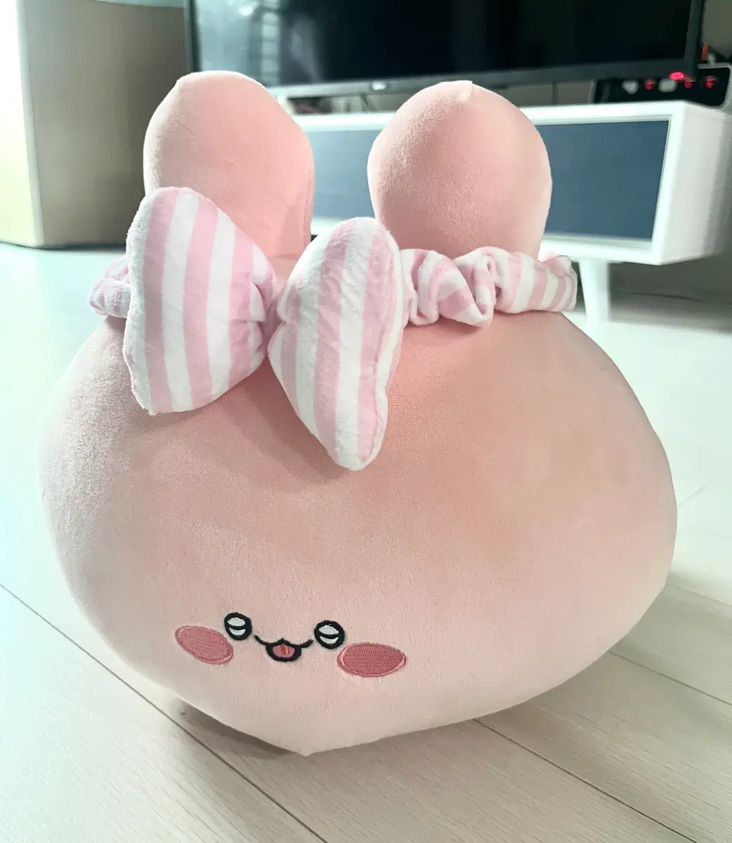 아사미미짱 핑크색 토끼 인형