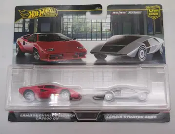 MATTEL HOTWHEELS 2팩 LAMBORGHINI COUNTACH LP5000 QV/LANCIA STRATOS ZERO JBL02
