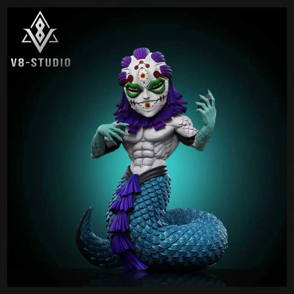 V8 굣코 레진 월콜 귀멸의칼날 레진 피규어