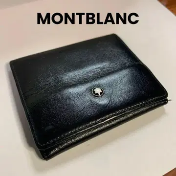 MONTBLANC 몽블랑 코인 케이스 동전 지갑 블랙