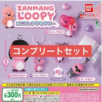 ZANMANG LOOPY 메지루시 액세서리 전 5종 컴플리트 세트 2