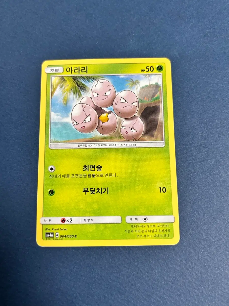 포켓몬카드 아라리 일반카드 도감용 덱소스 sm4A 004/050