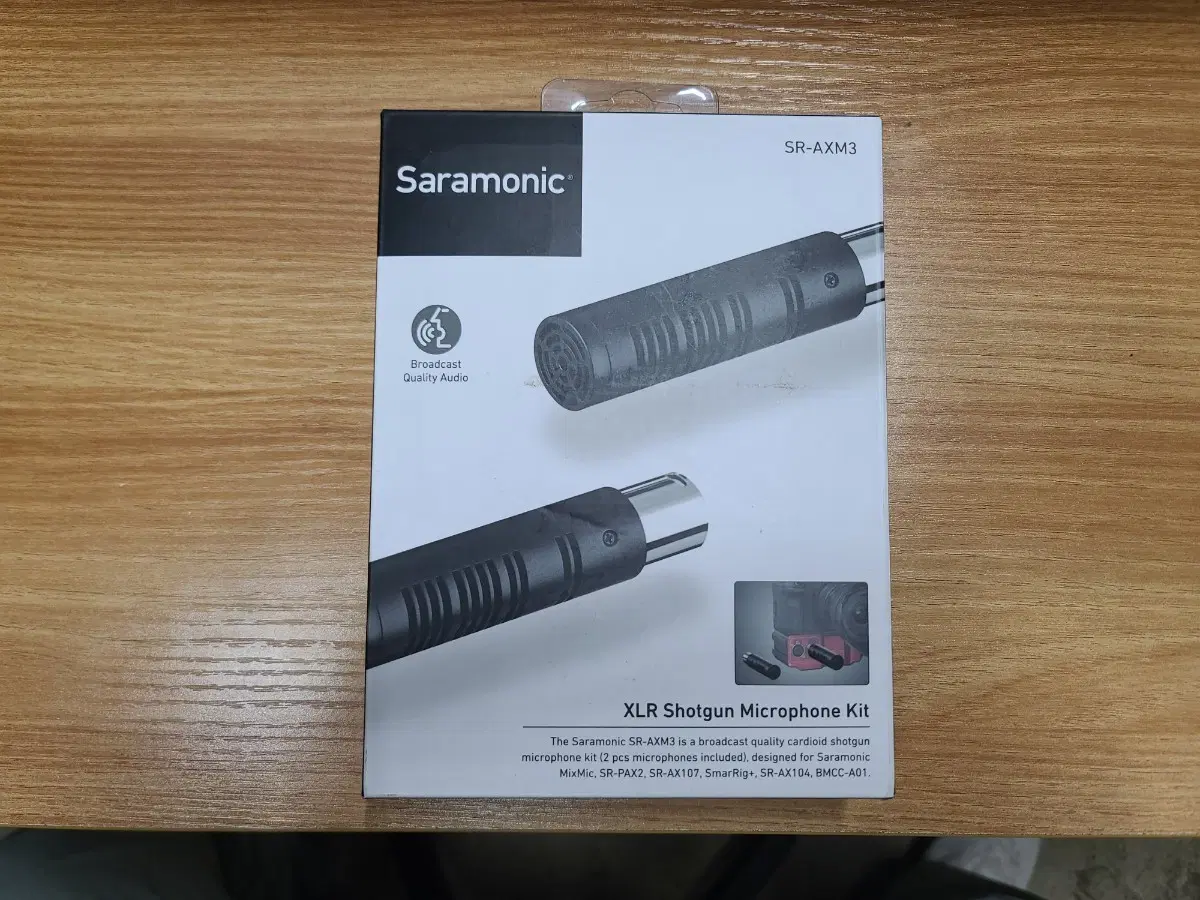 사라모닉 SR-AXM3 카메라 샷건 마이크(XLR커넥터)