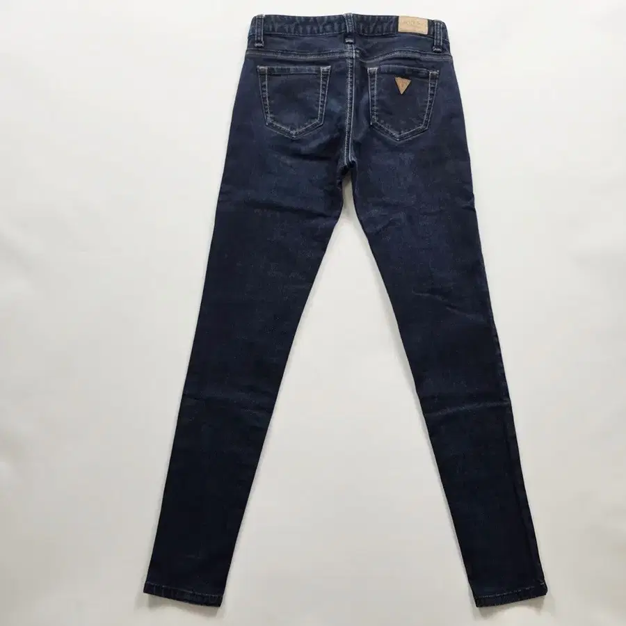게스 청바지 스키니 진청 스판 데님팬츠 사이즈25 R6645