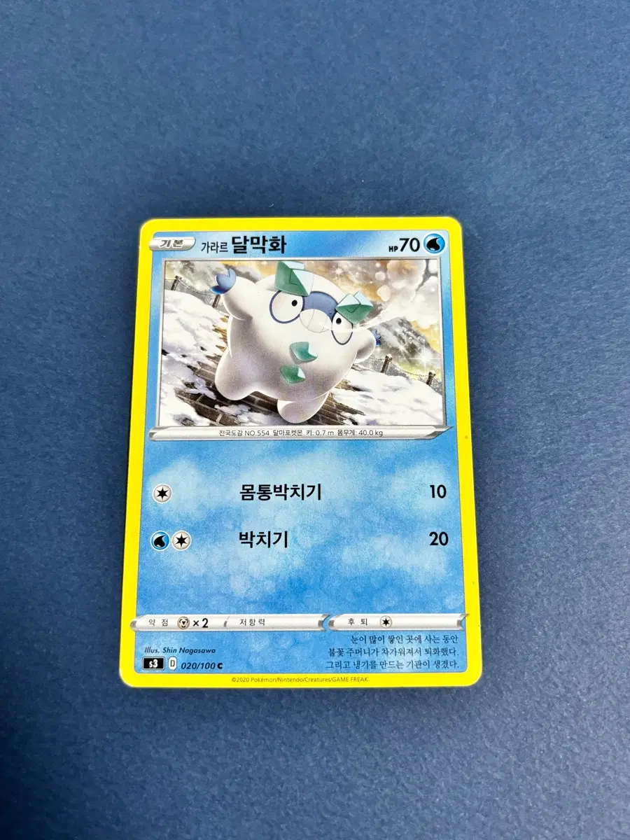 고대 포켓몬카드 달막화 일반카드 도감용 덱소스 s3 020/100