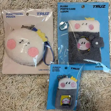 TRUZ YOCHI 요치 요시 3종 세트 봉제 인형 파우치 사진 앨범