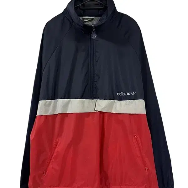 [XL] ADIDAS 아디다스 80s 올드스쿨 빈티지 반집업아노락