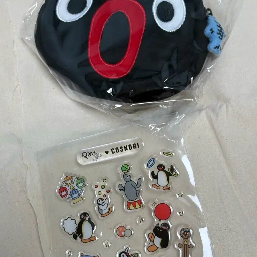 코스노리 핑구파우치+스티커