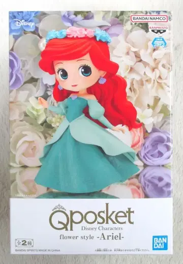 BANDAI SPIRITS Q posket stories 아리엘 A (꽃 장식 핑크)