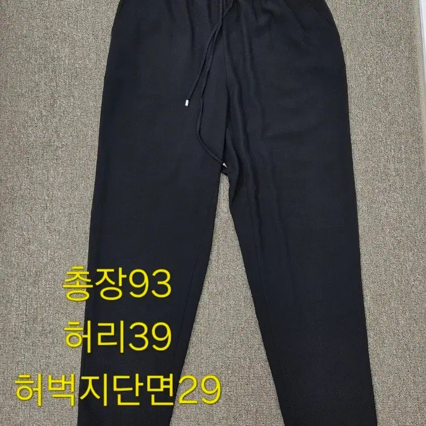 M DKNY 한섬 와이드 슬랙스 블랙 팬츠