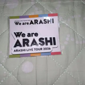 ARASHI LIVE TOUR 2026 로고 마그넷