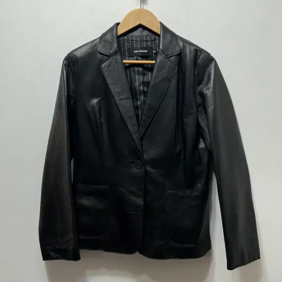 SEAL COLLECTION 블랙 양가죽 자켓 66사이즈